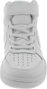 img 1 attached to Nike Court Borough Little Cd7783 100 Girls' Shoes for Athletic