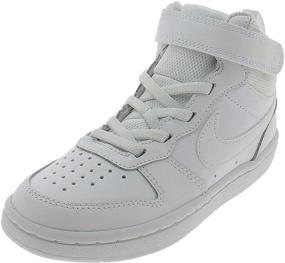 img 4 attached to Nike Court Borough Little Cd7783 100 Girls' Shoes for Athletic