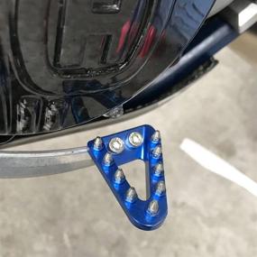 img 3 attached to 🏍️ NICECNC Синяя задняя педаль тормоза Step Plate Tip: Совместима с KTM 125-450XC/XCF/SX/SXF 2015 и Husqvarna, Gas Gas | Совместимость с моделями 2016-2022