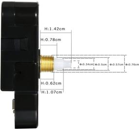 img 1 attached to 🕰️ Lancardo HQ3268 Quartz Wall Clock: Silent Movement, 0.6" Thick Dial, 4.8" Long Hand Shaft