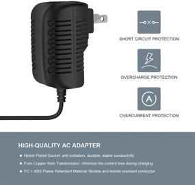 img 3 attached to 💡 Lenink AC Power Supply Adapter - Replace 2 AA Batteries for LED Light, Thermostat, Table Lamp, Motion Sensor Trash Can, DIY House (Black)