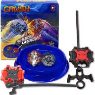 master the battling blades arena with crush launchers: next-level precision and power logo