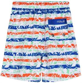 img 3 attached to 🩳 Vibrant Printed Pattern Boys' Clothing and Swim Shorts: Nonwe Drawstring Collection