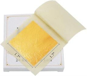 img 3 attached to 🍰 YongbBo Edible Gold Leaf: 24kt Gold Foil for Cake Baking, Cooking, Desserts, Skincare & Art