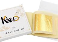 🍰 yongbbo edible gold leaf: 24kt gold foil for cake baking, cooking, desserts, skincare & art logo