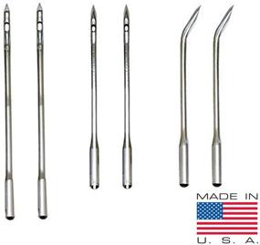 img 1 attached to 🧵 High-Quality Leather and Canvas Sewing Awl Needle Refills - Replacement Threads for Awl for All Stitching Tool from USA