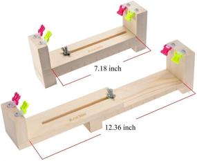img 2 attached to 🔗 Zacro Jig Bracelet Maker with Parachute Cord, Wristband Maker - 6 Pack of Parachute Cords and Buckles - DIY Craft Tool Kit for Paracord Braiding and Weaving - Durable Heavy Duty Buckles