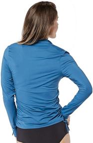 img 1 attached to CARVE Designs Womens Cruz Rashguard Women's Clothing for Swimsuits & Cover Ups