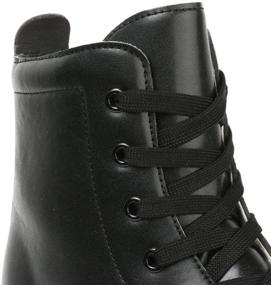 img 1 attached to XUDREZ Leather Classic Adjustable High Top