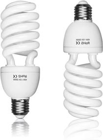 img 4 attached to Лампа EMART Full Spectrum: 2 x 45W 5500K CFL Дневной свет для профессиональной фотографии и студийного освещения.