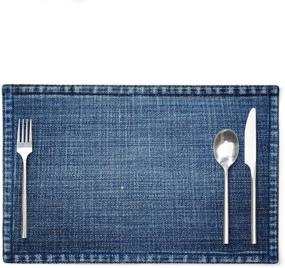 img 4 attached to 🌟 Stunning GANKE Placemats: Art-Inspired Kitchen Protection at Its Best