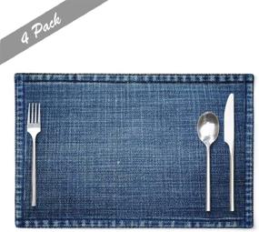 img 3 attached to 🌟 Stunning GANKE Placemats: Art-Inspired Kitchen Protection at Its Best