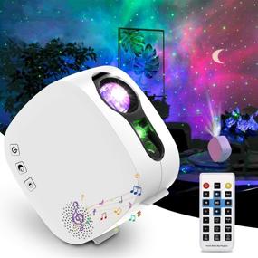 img 4 attached to 🌌 Immerse in Ambient Bliss: Galaxy Night Light Projector with Bluetooth Speaker & Remote Control for Baby/Kids/Adults/Home Theatre