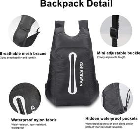 img 2 attached to 🎒 Versatile Lightweight Packable Waterproof Daypack: Ideal Travel Companion