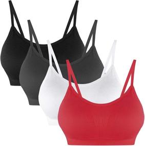 img 4 attached to B BANG Seamless Comfortable Camisole Removable Women's Clothing and Lingerie, Sleep & Lounge