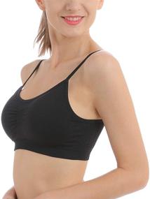 img 2 attached to B BANG Seamless Comfortable Camisole Removable Women's Clothing and Lingerie, Sleep & Lounge