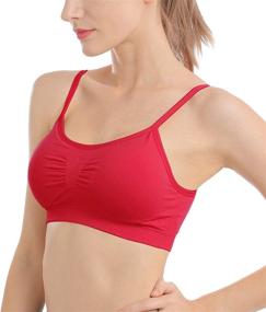 img 1 attached to B BANG Seamless Comfortable Camisole Removable Women's Clothing and Lingerie, Sleep & Lounge