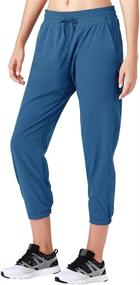 img 4 attached to NAVISKIN Women's Lightweight Quick Dry Joggers Capri Pants: Ultimate Sun Protection for Outdoor Hiking