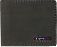 👜 alpine swiss hampton collection men's commuter accessories: elevate your style logo