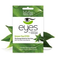 togospa green tea eyes: dark circle warrior gel pads - 3 pack with collagen, hyaluronic acid, aloe vera, vitamins c & e, taurine, and green tea extract logo