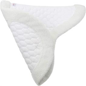 img 2 attached to 🐎 Fleece-Padded Contour All Purpose English Saddle Pad by Derby Originals: Enhancing Comfort and Performance