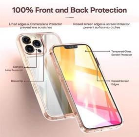 img 3 attached to 📱 TAURI 3 in 1 Defender iPhone 13 Pro Case with Tempered Glass Screen & Camera Lens Protectors - Military Grade Protection, Shockproof & Slim Design