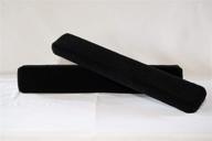 🚤 black carpeted boat trailer bunk - 2" x 4" - two feet length логотип