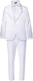 img 3 attached to Johnnie Lene Formal Slim Fit Boys' Suit: 6 Piece Dresswear for a Stylish Look