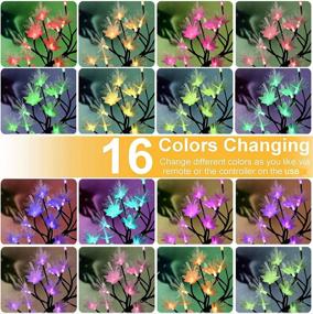 img 1 attached to Multicolor Changing Blossom Flower Lamp: 16 Colors LED Fiber Optic Bonsai Tree Lights with Remote Control – Colorful Flower Table Lamp for Girls, Moms, Gifts, Wedding Party, Christmas Decor