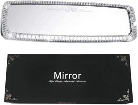 img 4 attached to Rearview Mirror Accessories Interior Silver