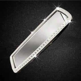 img 1 attached to Rearview Mirror Accessories Interior Silver