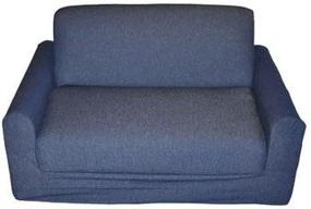 img 1 attached to Discover the Comfort of Fun Furnishings Sofa Sleeper in Black Micro Suede