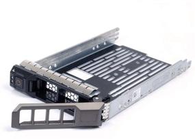 img 3 attached to 2 Pack of 3.5 inch Hard Drive Caddy Trays for DELL PowerEdge Servers 13th Generation R230, R330, T330, R430, T430, 12th Generation R320, T320, R420, T420