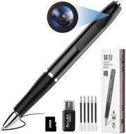 1080p hd spy cam pen with 2.5 hours battery life and 32gb memory - hidden camera for business conference and security surveillance logo