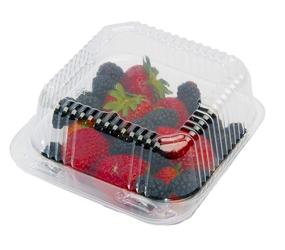 img 4 attached to 🍱 eHomeA2Z Clear Food Containers with Lids (125 Pack) - Cake Container, Made in USA, 5x5 Inch, for Sandwiches, Pasta, Salad, Dessert - Disposable Plastic Hinged Clamshell Take Out Shells to Go