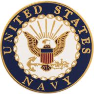 official united states navy usn 1-inch lapel pin: stylish and symbolic! logo