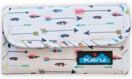 💼 kavu mondo spender trifold wallet: the perfect travel clutch for organization and style logo