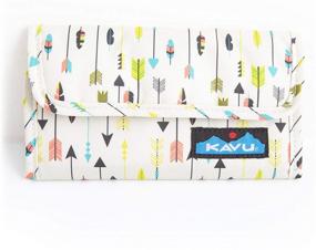 img 1 attached to 💼 KAVU Mondo Spender Trifold Wallet: The Perfect Travel Clutch for Organization and Style