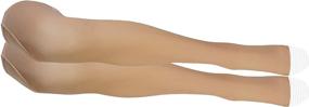 img 4 attached to 🧦 NuVein Surgical Stockings: 18 mmHg Support for Embolc Recovery, Thigh High, Open Toe, Beige, Small - Medical Unisex Fit