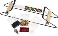 🧵 beadsmith metal bead loom kit with thread, needles, and 18g glass beads - ideal for bracelets, necklaces, belts, and more! logo