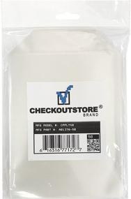 img 1 attached to 📦 CheckOutStore 50 Clear Storage Pockets with Spacious Dimensions (5 5/8 x 7 3/8)