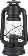 🏮 lamplight 52664 farmer's lantern: black original version with brown finish – illuminate your space with style logo