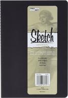 📔 pro-art softcover sketch journal - compact and durable 5" by 8" journal in black logo