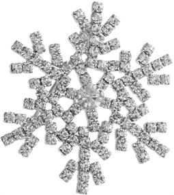 img 2 attached to Girls' Jewelry: Lux Accessories Snowflake Novelty Collection for the Holiday Season