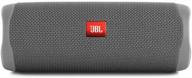 jbl flip 5 водонепроницаемый портативный bluetooth-динамик - серый (восстановленный) логотип