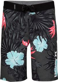 img 3 attached to Hurley Printed Shorts Wakiki Doodle Boys' Clothing and Swim: Fun & Trendy Summer Essentials for Boys
