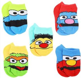 img 4 attached to Sesame Street Multi Pack Socks Boys' Clothing