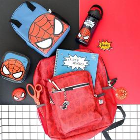 img 2 attached to 🕷️ Yoobi x Marvel Spider-Man Water Bottle Review - Spill-Proof, Dishwasher Safe 20 oz/ 600ml Superhero Water Bottle for Adults and Kids - BPA & PVC-Free Leak Proof Design