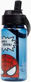 img 3 attached to 🕷️ Yoobi x Marvel Spider-Man Water Bottle Review - Spill-Proof, Dishwasher Safe 20 oz/ 600ml Superhero Water Bottle for Adults and Kids - BPA & PVC-Free Leak Proof Design