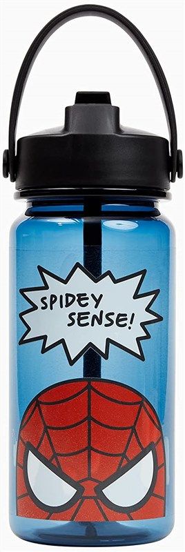 Flask with handle 600ml Spiderman